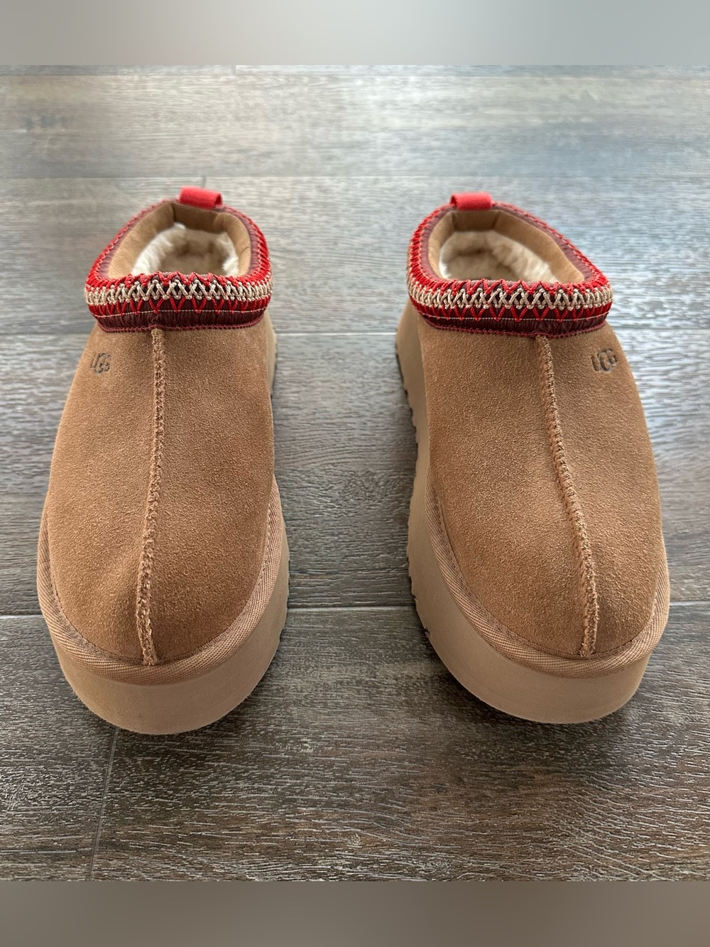 NWOT UGG Tazz II Platform Slippers Chestnut Women’s 8 - Picture 3 of 8